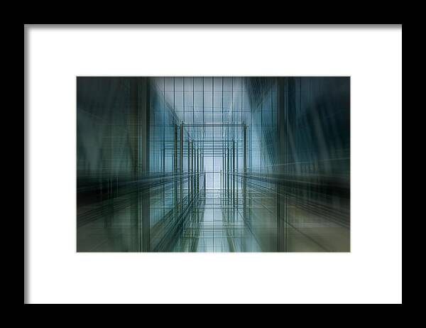 Architecture Framed Print featuring the photograph Lift Up by Stephan Rckert