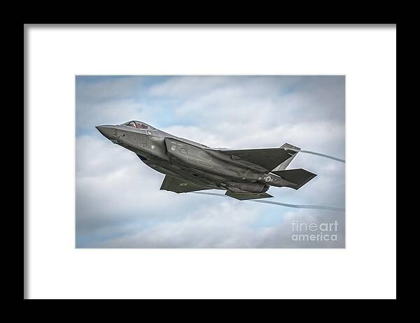 F-35 Framed Print featuring the photograph Lightening II by Nathan Gingles
