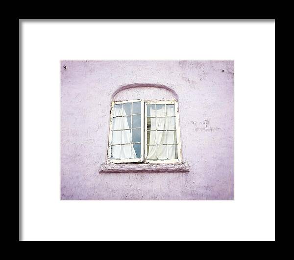 Window Framed Print featuring the photograph Lilac Window by Lupen Grainne