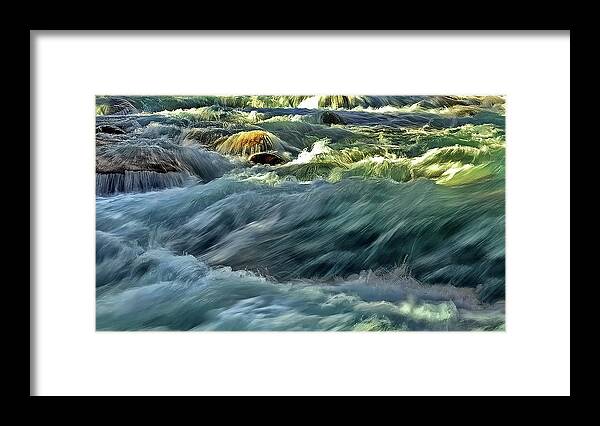 River Framed Print featuring the photograph Liquid Motion by Russ Harris