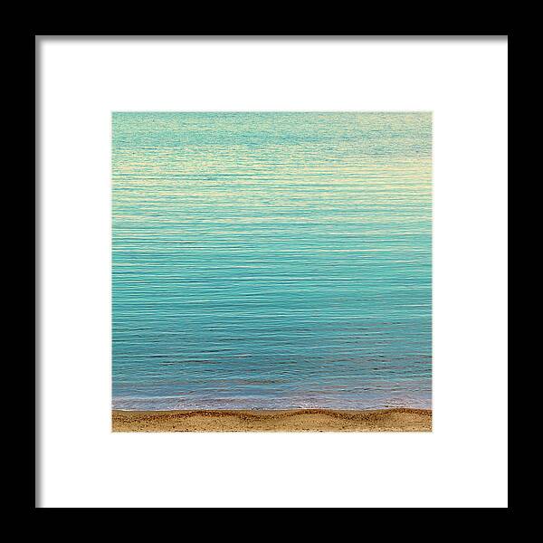 Ocean Framed Print featuring the photograph Liquid Space by Stelios Kleanthous