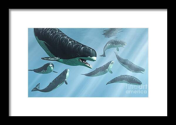 prehistoric whales on land