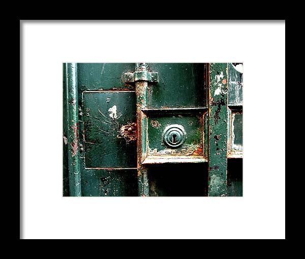 Lock Framed Print featuring the photograph Lock by Edward Lee