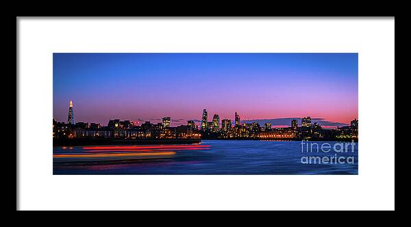 Panoramic Framed Print featuring the photograph London Skyline by Syed Ali Warda Photography