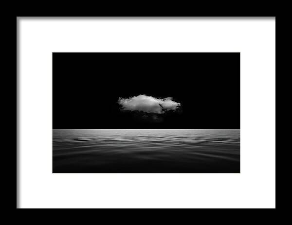 Cloud Framed Print featuring the photograph Lonely Cloud by Stefan Eisele