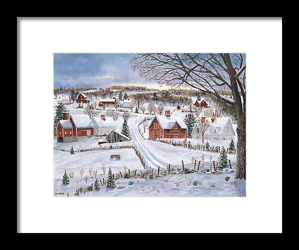 Lonely Hay Rake Framed Print featuring the painting Lonely Hay Rake by Bob Fair