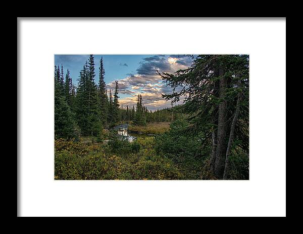 Landscape Framed Print featuring the photograph Long Lake Outlet by Darlene Bushue