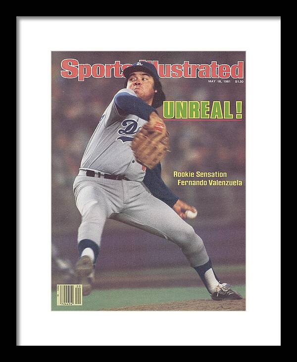 Los Angeles Dodgers Fernando Valenzuela Sports Illustrated Cover Framed  Print