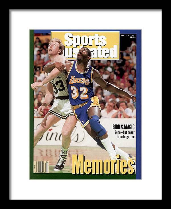 Larry Bird & Magic Johnson Boston Celtics & Los Angeles Lakers