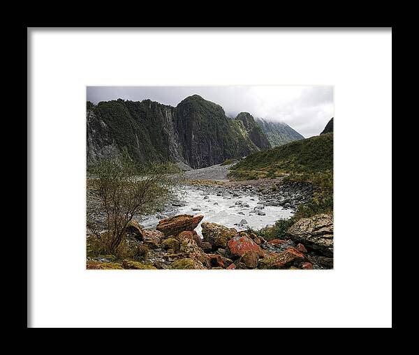 Lost In The Landscape Framed Print featuring the photograph Lost in the landscape by Martin Smith