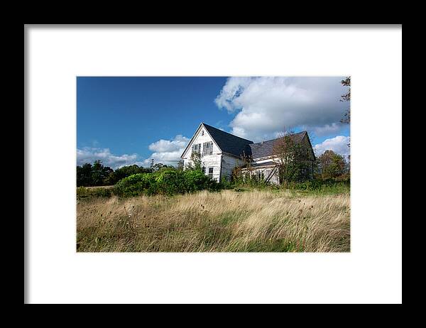 Lot 49 Framed Print featuring the photograph Lot 49 Abandoned House by Douglas Wielfaert