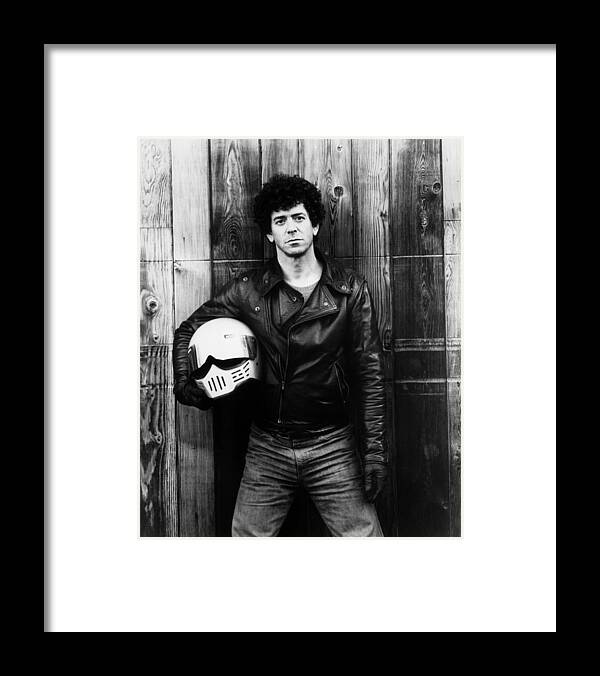 Rock Music Framed Print featuring the photograph Lou Reed Promo Shot by Hulton Archive