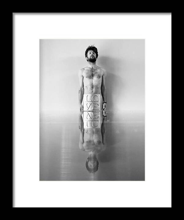 Naked Framed Print featuring the photograph Love by Davide Barzaghi