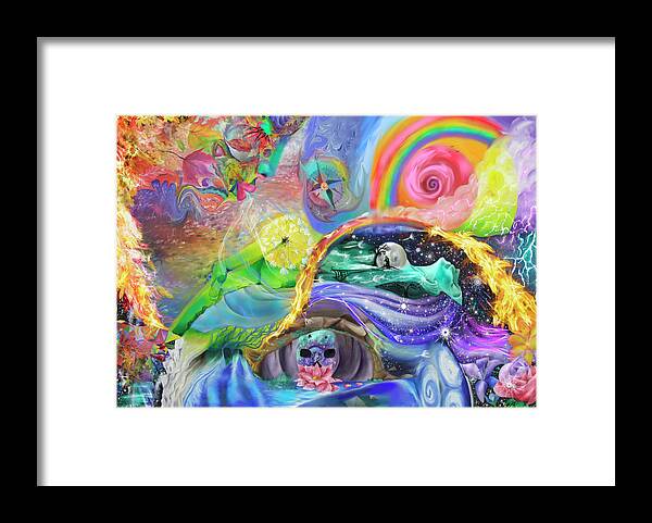 Love Under Fire Framed Print featuring the painting Love Under Fire by Stephanie Analah