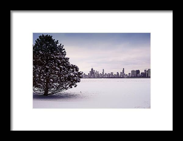 Lake Framed Print featuring the photograph Lovely Winter Chicago by Milena Ilieva