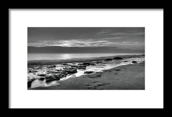 Seascape Framed Print featuring the photograph Low Tide 3 by Steve DaPonte