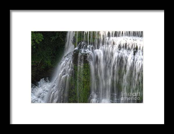 Burgess Falls Framed Print featuring the photograph Lower Falls 2 by Phil Perkins