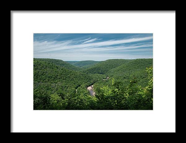 Loyalsock Creek Gorge Framed Print featuring the photograph Loyalsock Creek Gorge by Rose Guinther