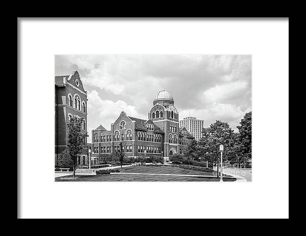 Loyola University Framed Print featuring the photograph Loyola University Chicago Cudahy Science Hall by University Icons