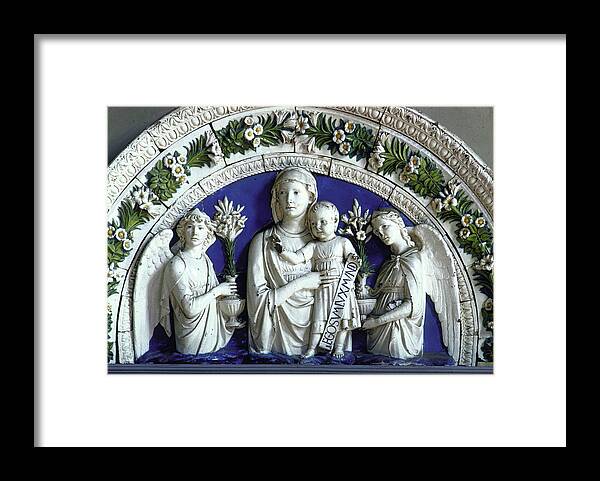 Child Framed Print featuring the photograph Luca Della Robbia Bas-Relief by Gjon Mili