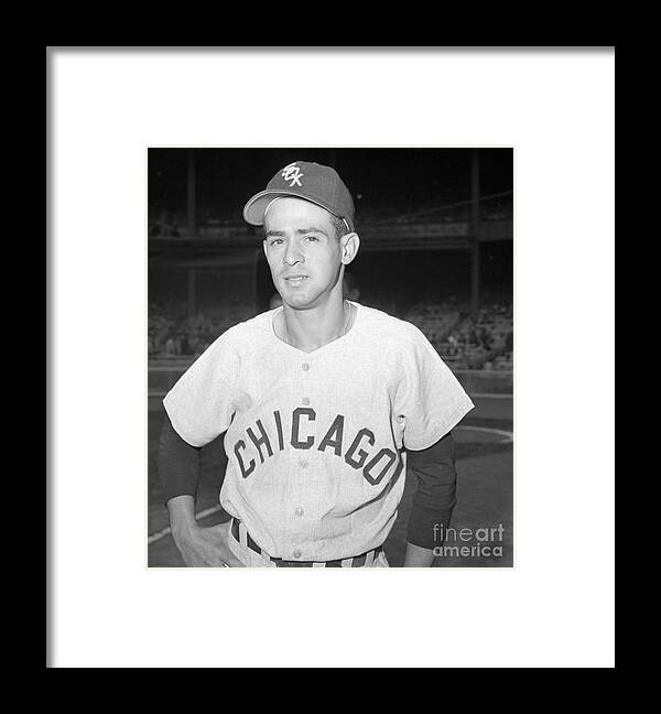 People Framed Print featuring the photograph Luis Aparicio Of The Chicago White Sox by Bettmann