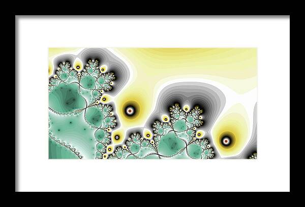 Abstract Framed Print featuring the digital art Luminous Special Gold by Don Northup