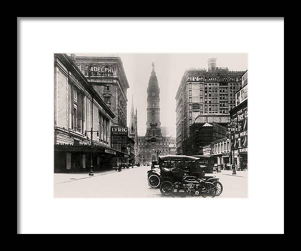  Framed Print featuring the photograph Lyric theatre by Irvin R Glazer