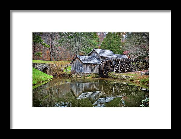 Mabry Mill Framed Print featuring the photograph Mabry Mill by Michael Frank