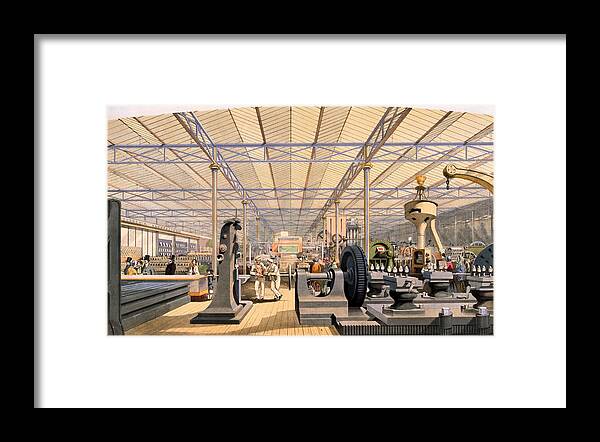 Hyde Park Framed Print featuring the digital art Machine Display by Hulton Archive
