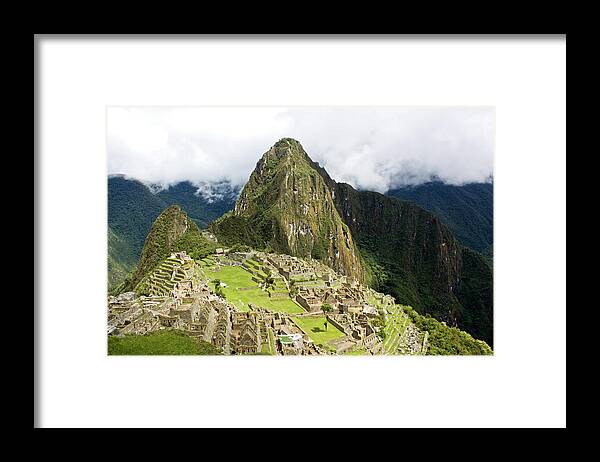 Machu Picchu Framed Print featuring the photograph Machu Picchu by Kenneth Stensrud