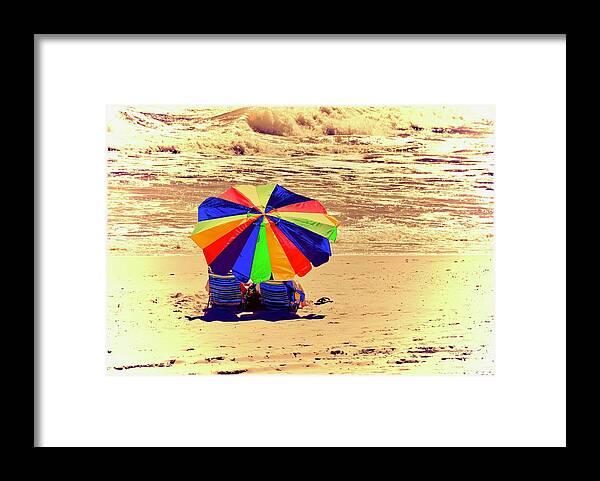 Made In The Shade Framed Print featuring the photograph Made in the Shade Too by Debra Grace Addison