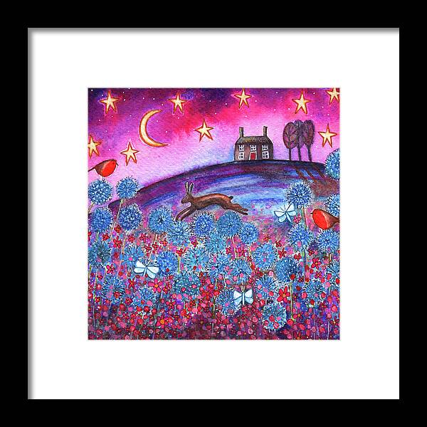 Magenta Skies Framed Print featuring the photograph Magenta Skies by Janice Macdougall