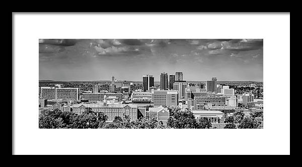 Alabama Framed Print featuring the photograph Magic City Skyline by Ken Johnson