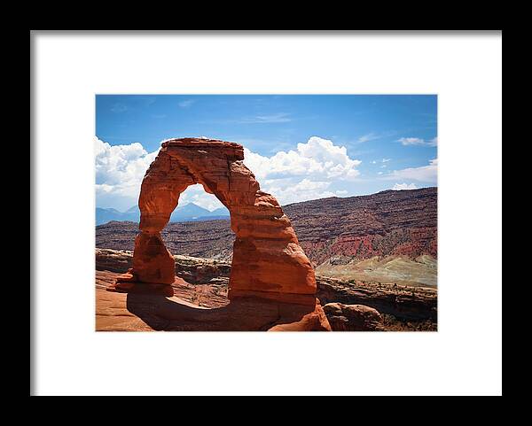Arch Framed Print featuring the photograph Magnificent View Of Arches National by Ziggymaj
