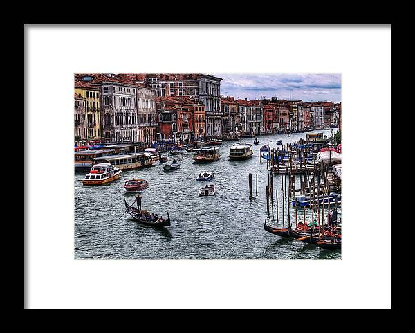  Framed Print featuring the photograph Main Canal 1 by Al Harden