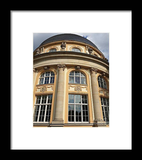 Architecture Framed Print featuring the photograph Main Rotunda Bucerius Law School by Yvonne Johnstone
