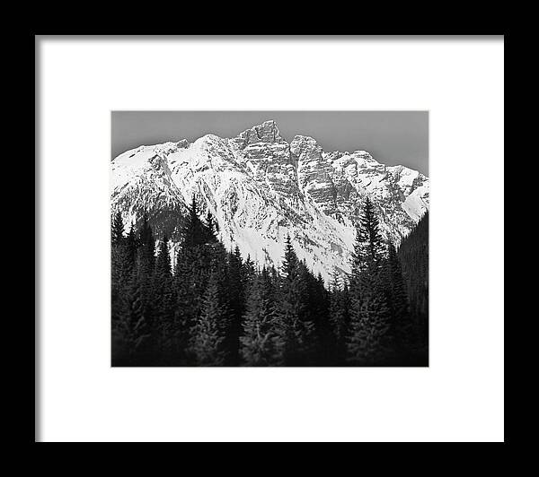 Scenics Framed Print featuring the photograph Majestic Mountains, British Columbia by Brian Caissie