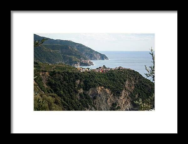 Scenics Framed Print featuring the photograph Manarola & Corniglia by Ricardo Nishioka Mori