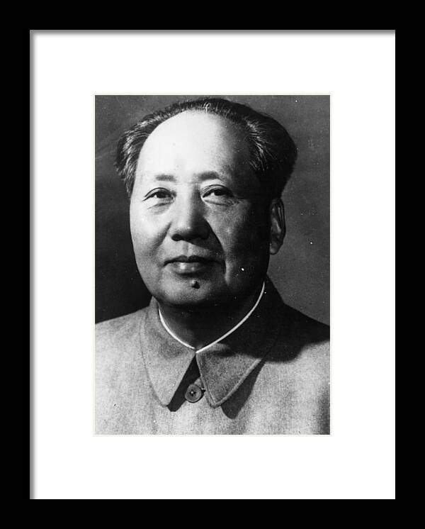 Mao Tse-tung Framed Print featuring the photograph Mao Tse-tung by Keystone
