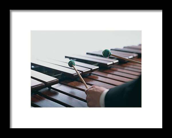 Artist Framed Print featuring the photograph Marimba Performance by Imagenavi