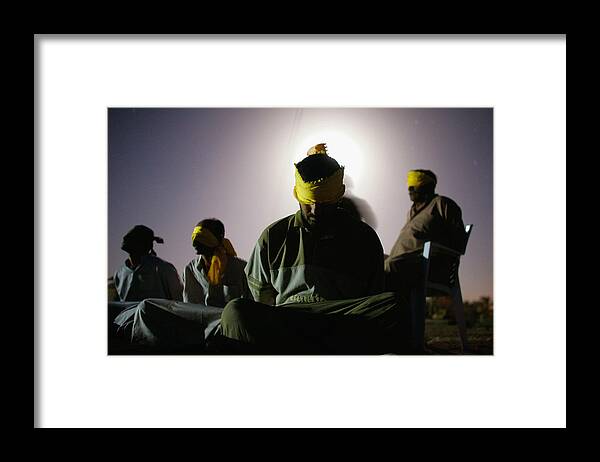 War Framed Print featuring the photograph Marines Round Up Suspected Insurgents by Chris Hondros