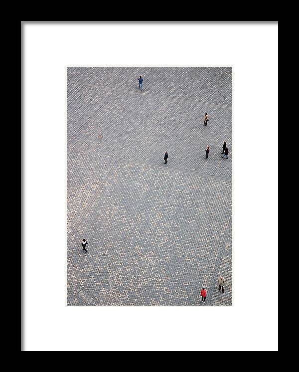 Pedestrian Framed Print featuring the photograph Marketplace by Fpm