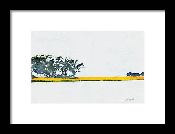 Daufuskie Island Framed Print featuring the photograph Marsh At Daufuskie Island by Frank Bright