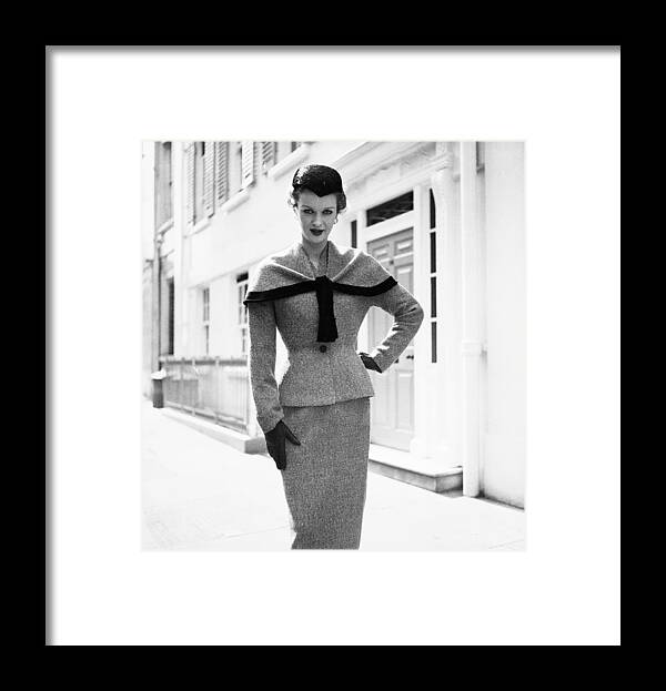 1950-1959 Framed Print featuring the photograph Massey Suit by Chaloner Woods