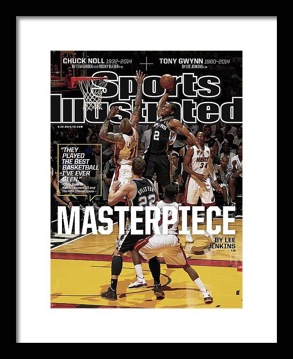 Magazine Cover Framed Print featuring the photograph Masterpiece Sports Illustrated Cover by Sports Illustrated