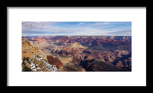 American Southwest Framed Print featuring the photograph Mather Point Panorama by Todd Bannor