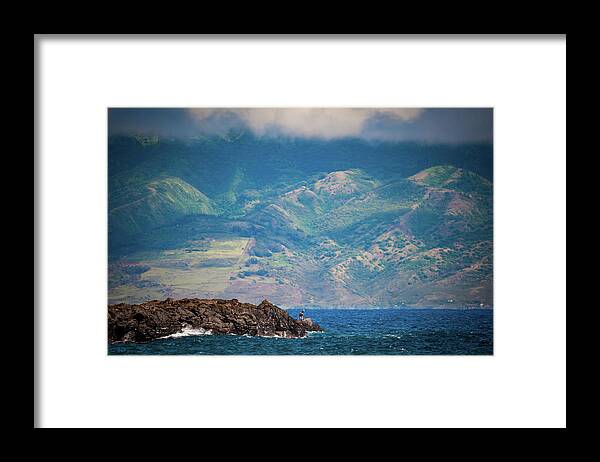 Hawaii Framed Print featuring the photograph Maui Fisherman by Jeff Phillippi
