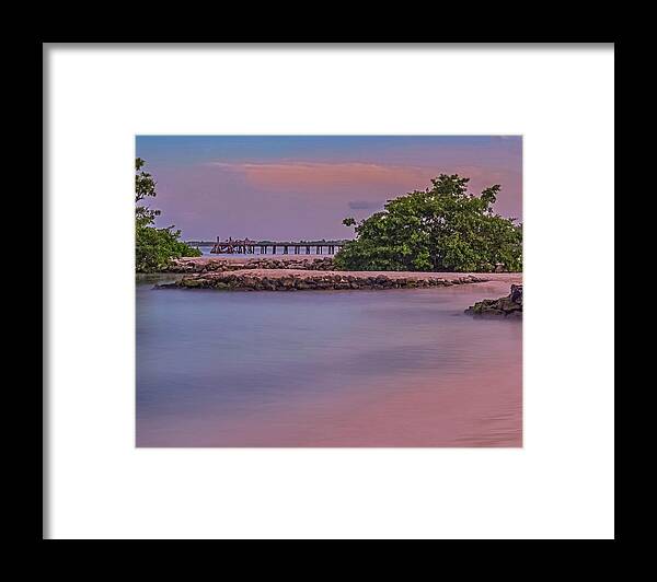 Skyline Framed Print featuring the photograph Mayan Shore by Silvia Marcoschamer