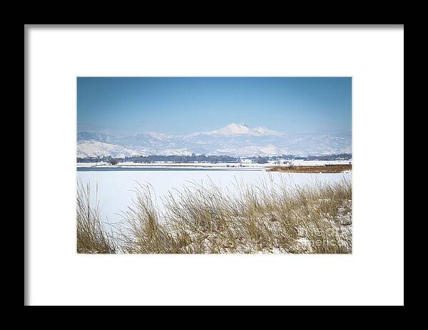 Mcintosh Lake Framed Print featuring the photograph McIntosh Lake Longmont CO by Veronica Batterson