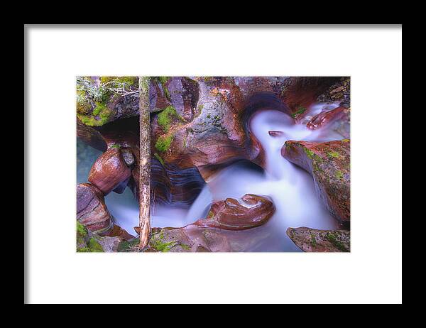 Montana Framed Print featuring the photograph Meandering Gorge by Ansel Siegenthaler